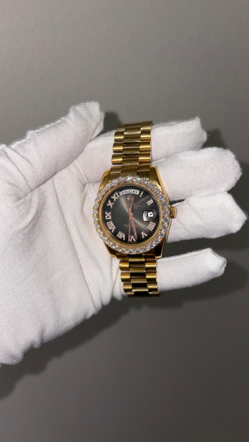 Iced Bezel Rol3x DayDate