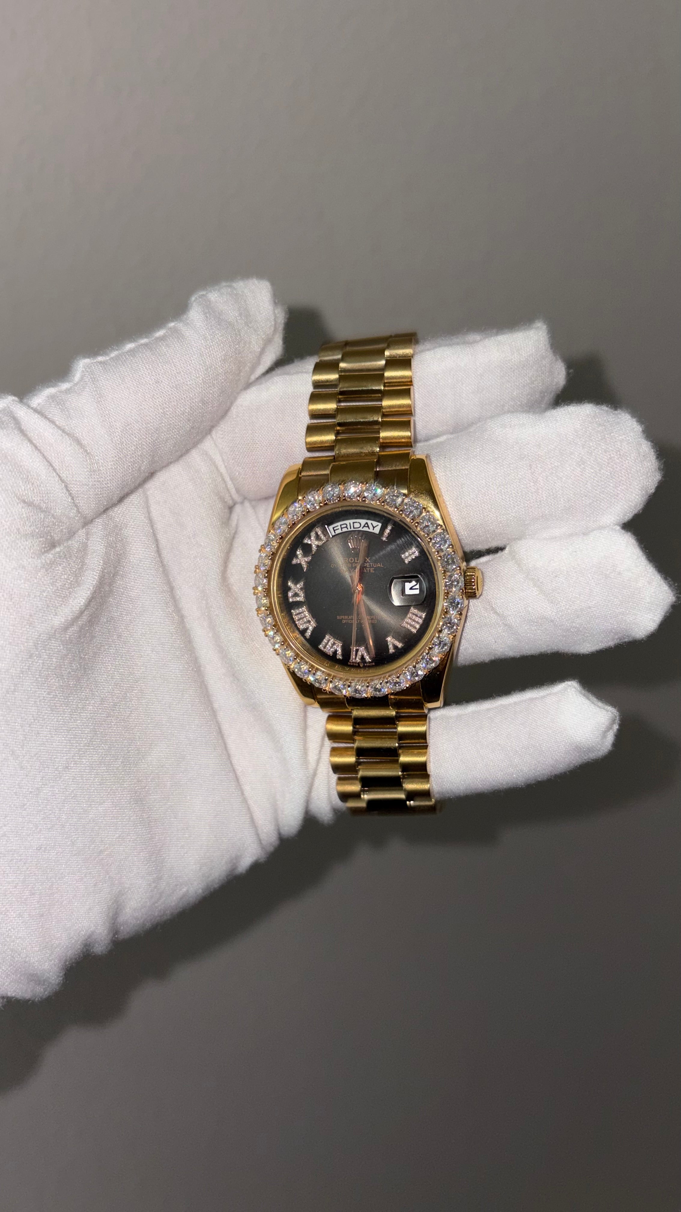 Iced Bezel Rol3x DayDate